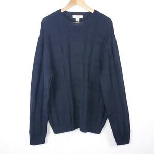 Turnbury Checkered Texture Knit Pullover Old Money Style Vintage Mens Sweater